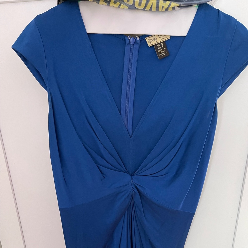 Issa of London - designer blue silk dress - Kate Middleton favorite